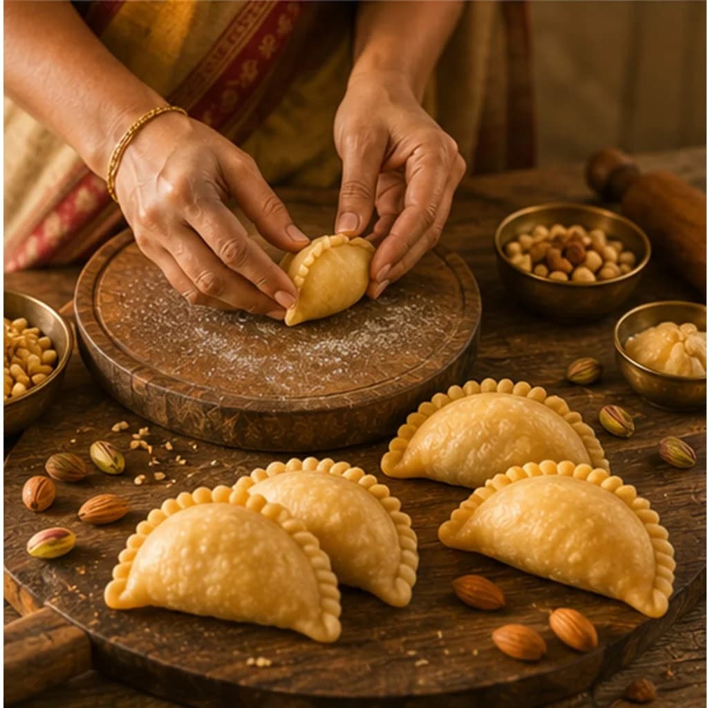 Authentic Thekua made with premium ingredients
