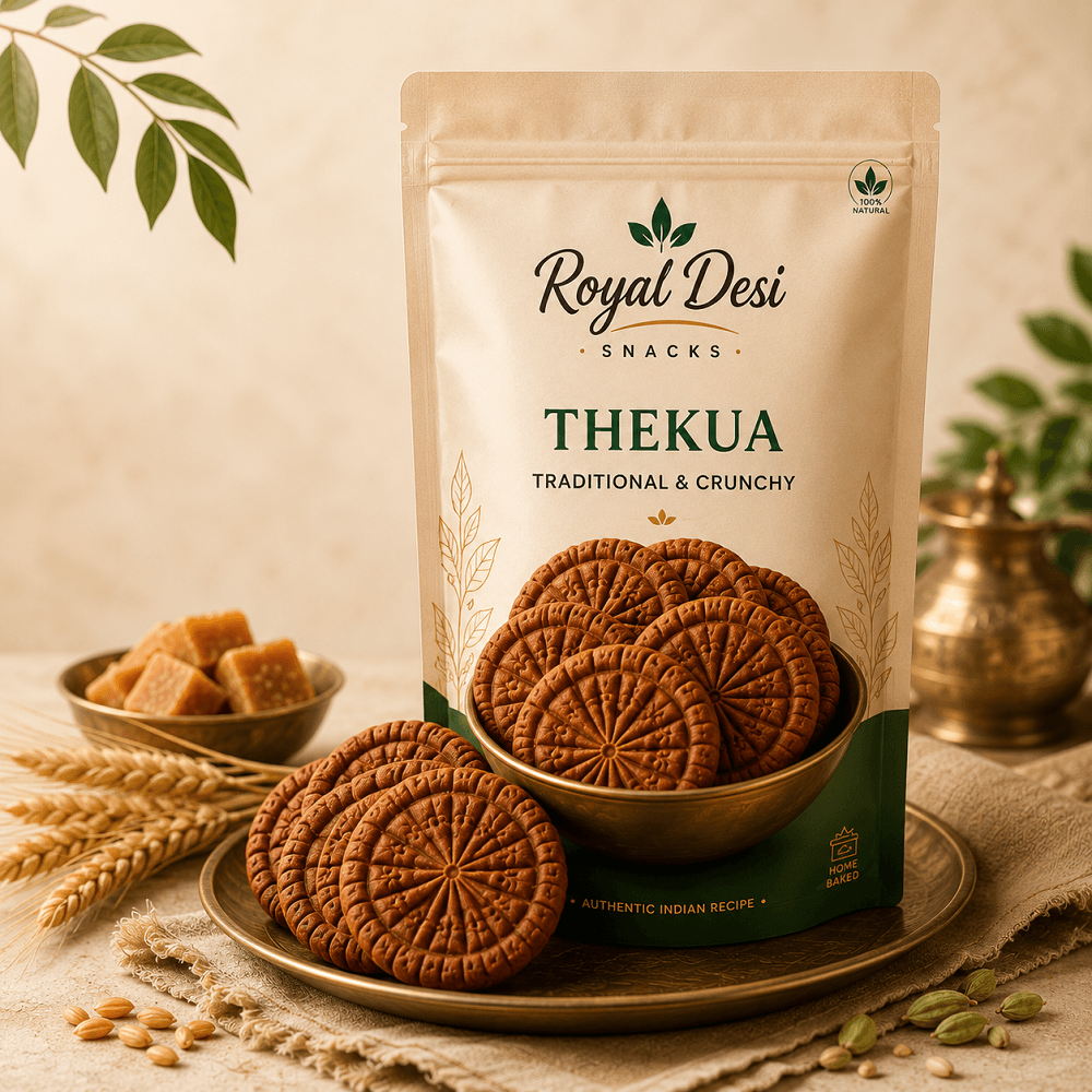 Pack of Royal Desi Thekua — Traditional & Crunchy